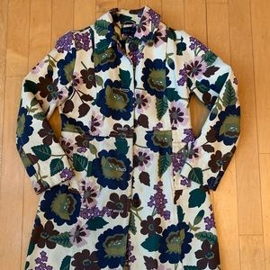 Biden structured canvas coat